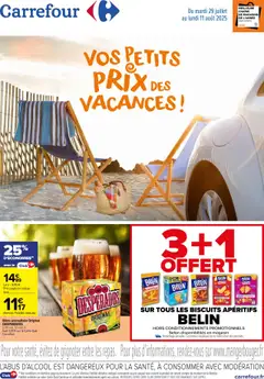 Aperçu Carrefour catalogue Les petits prix des vacances valable à partir du 29/07/2025