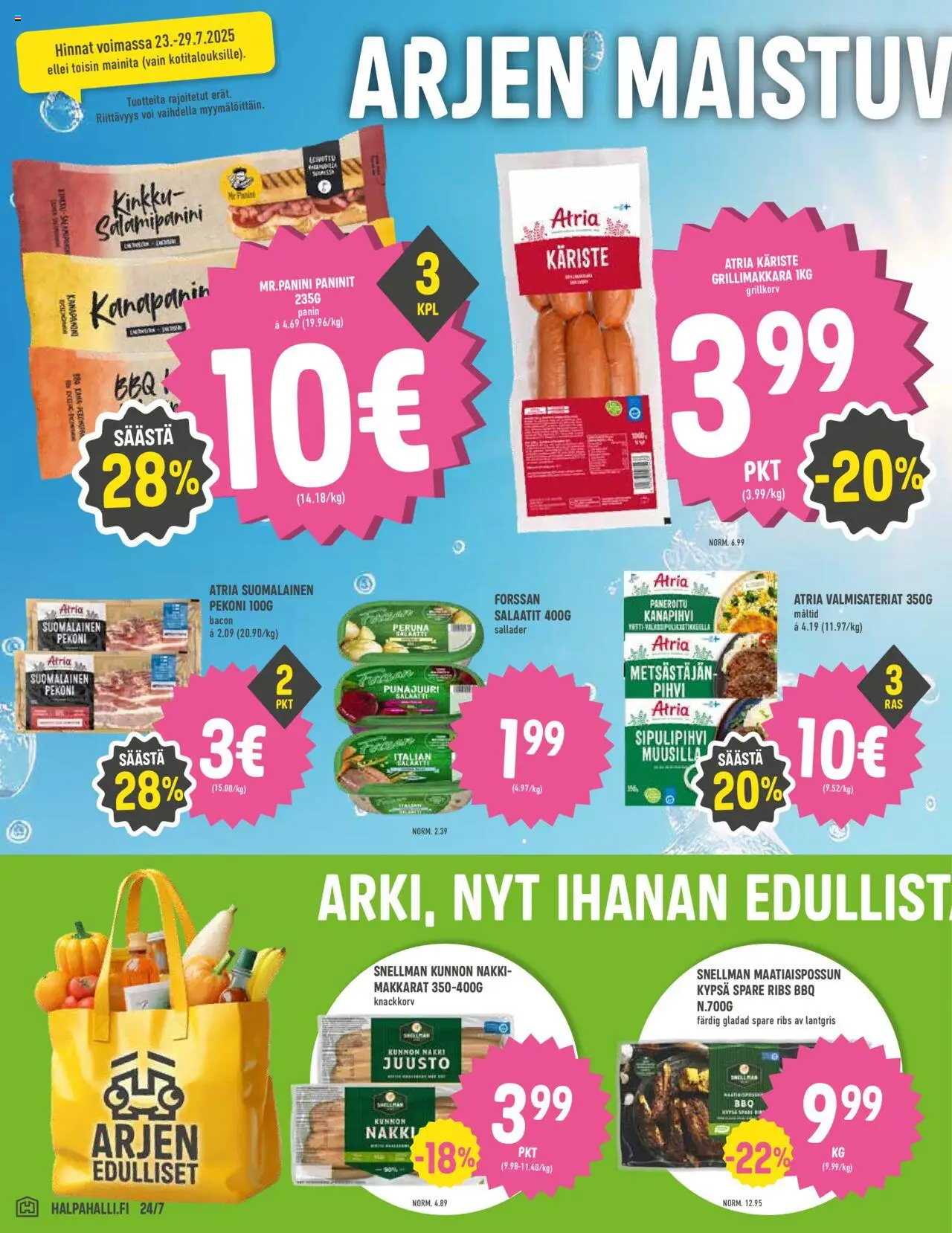 Halpa Halli tarjoukset - sivu 2- voimassa alkaen 23/07/2025