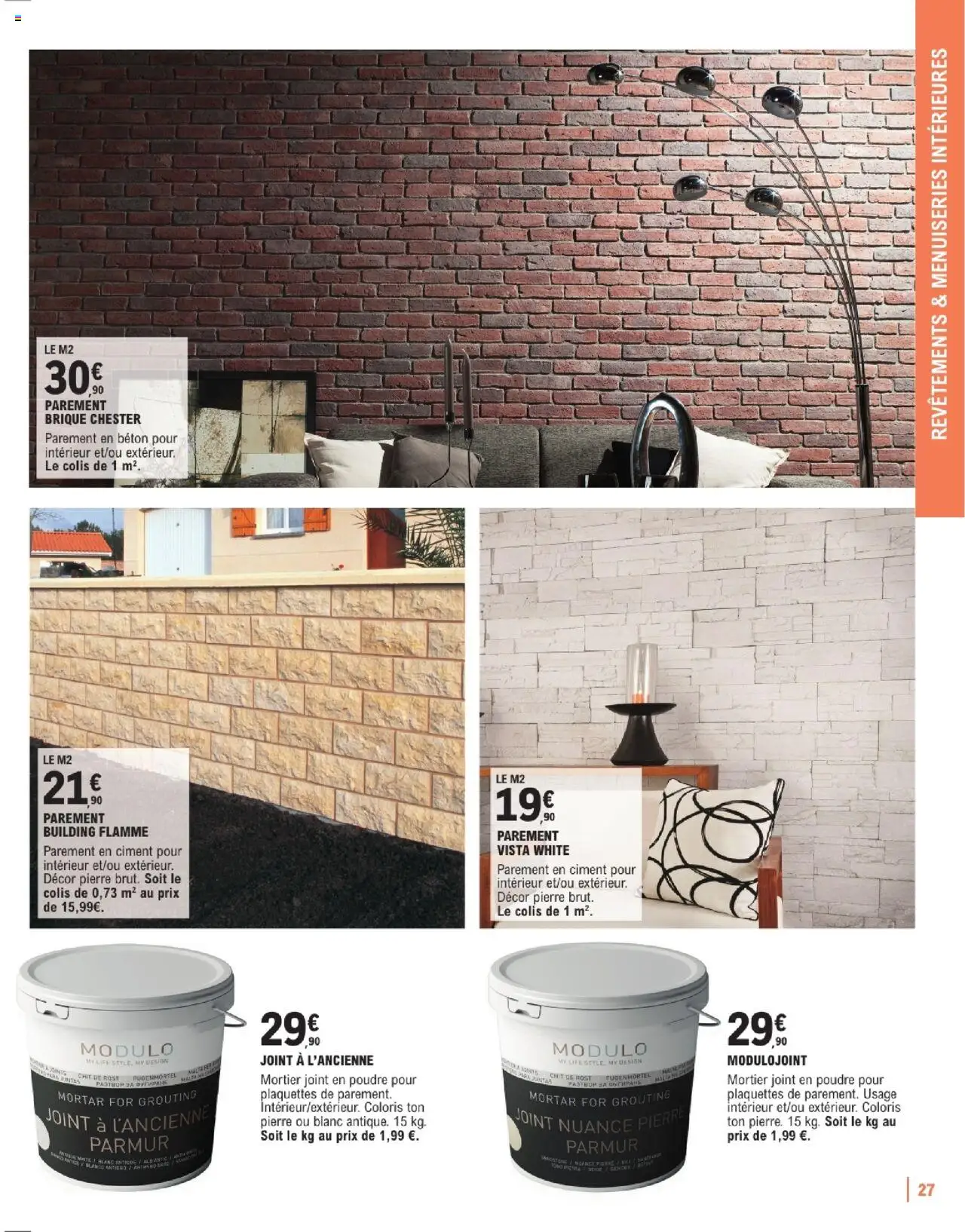 Brico E.Leclerc Guide aménagement intérieur - page 27 - valable à partir du 07/01/2025