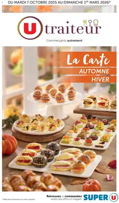 Aperçu Super U - La carte Automne Hiver valable à partir du 07/10/2025