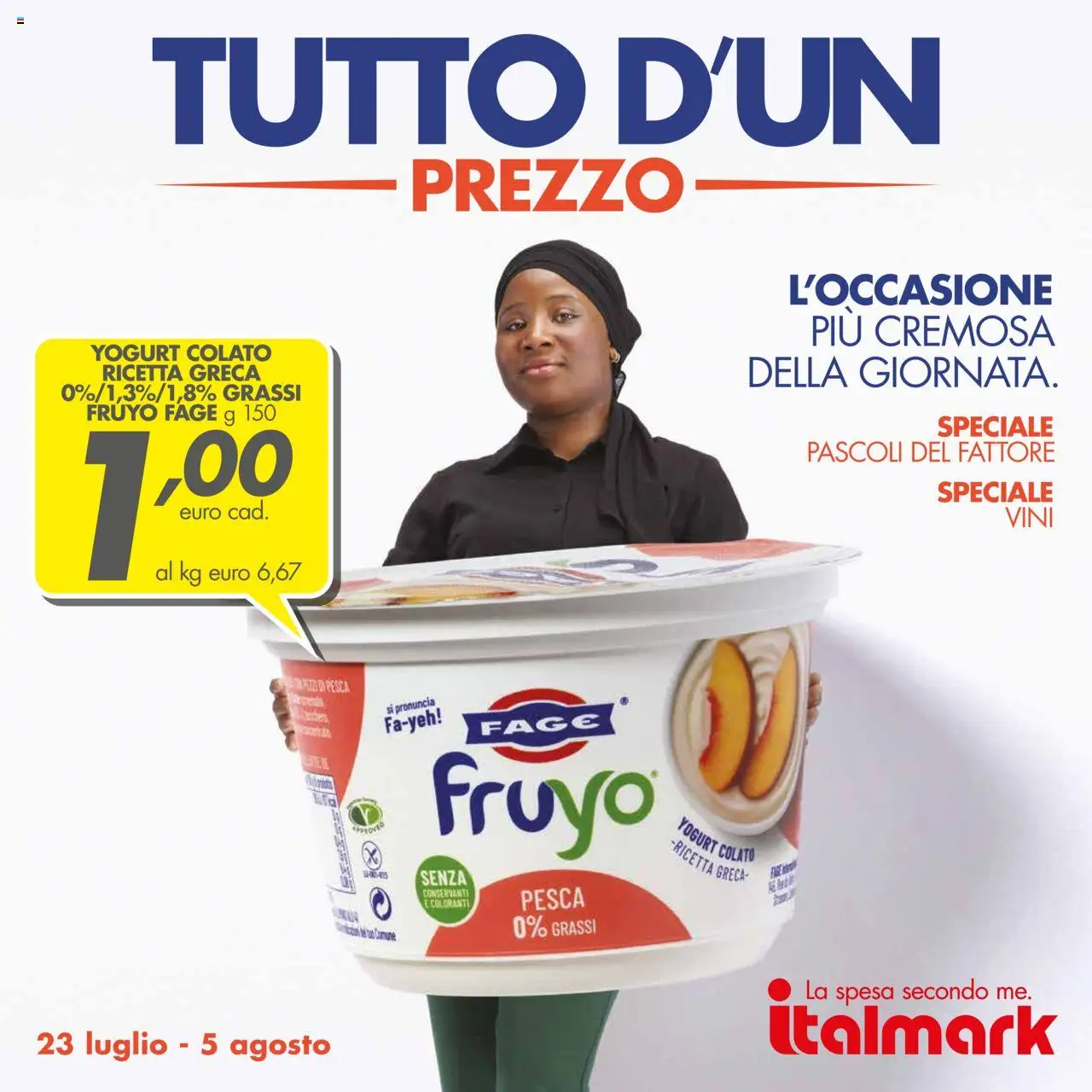 Volantino Italmark	 - pagina 1 - valido dal 23/07/2025