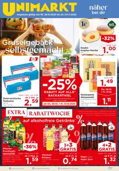 Vorschau Unimarkt Ost gültig ab 29.10.2025
