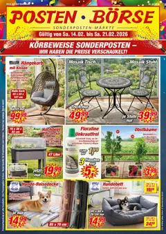 Vorschau Posten Börse Prospekt 	 gültig ab 14.02.2026