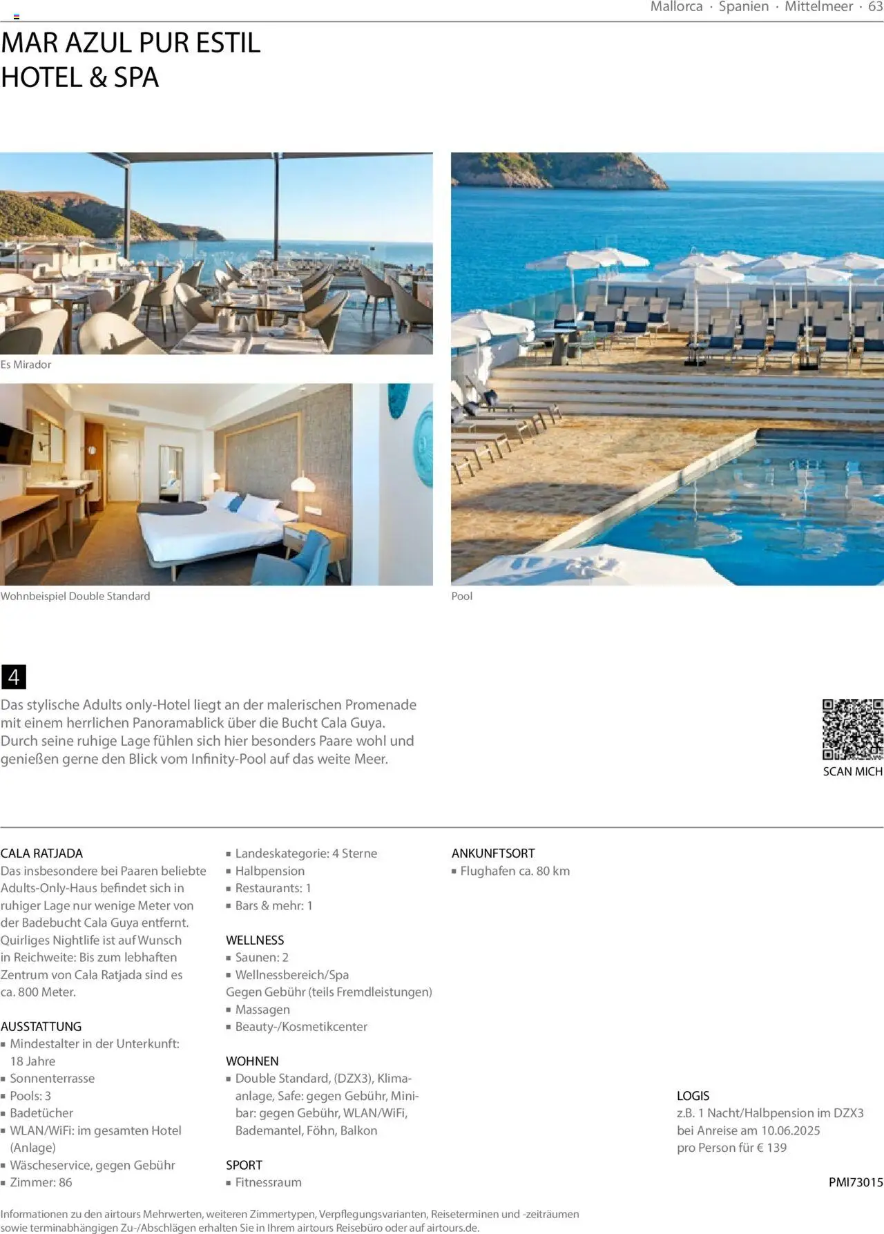 TUI airtours Katalog  Westliches Mittelmeer 2025 - Seite 63 - gültig ab 01.04.2025