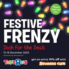 Preview Toys R Us Festive Frenzy valid from 12/12/2025