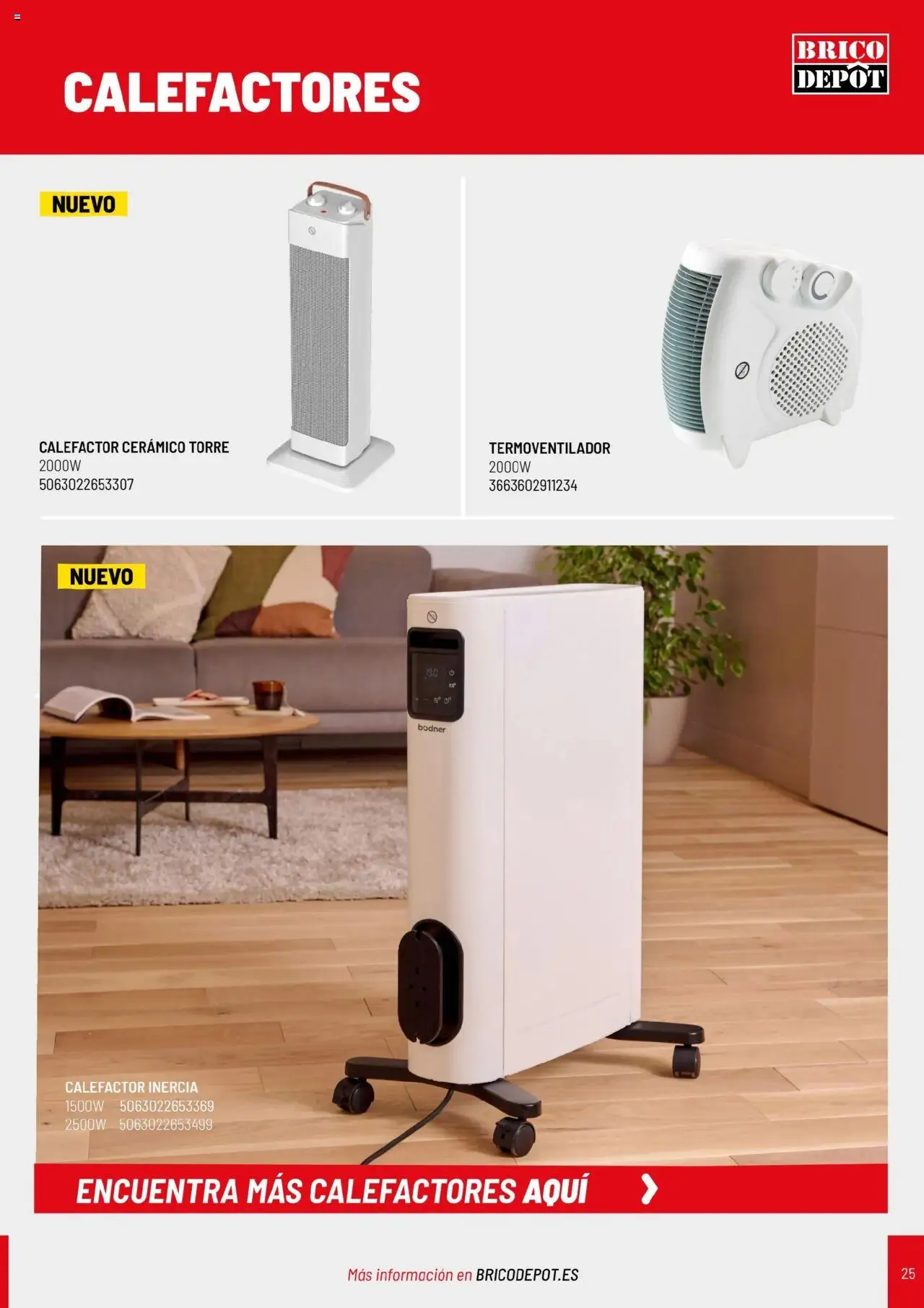 Brico Depôt - Catálogo Calefacción - Página de 25 - Válido desde 21/10/2025