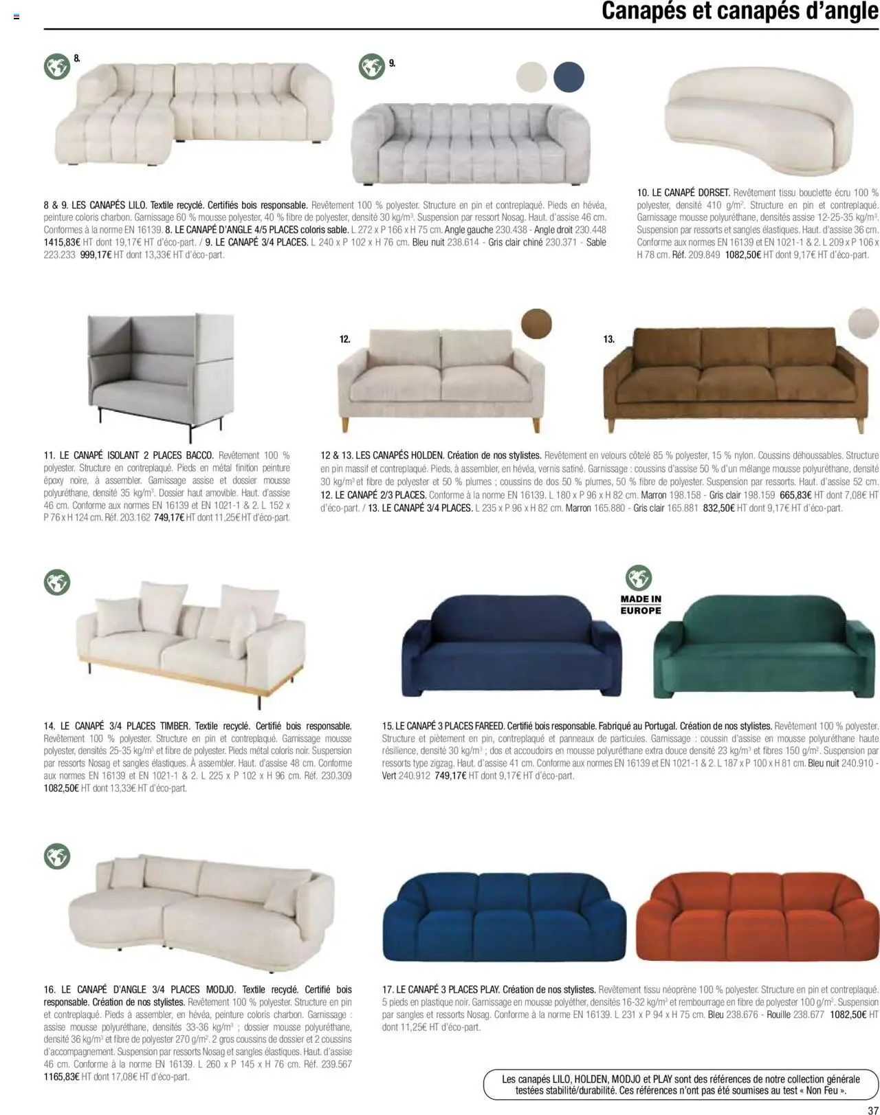 Maisons du Monde Business - page 37 - valable à partir du 01/01/2024