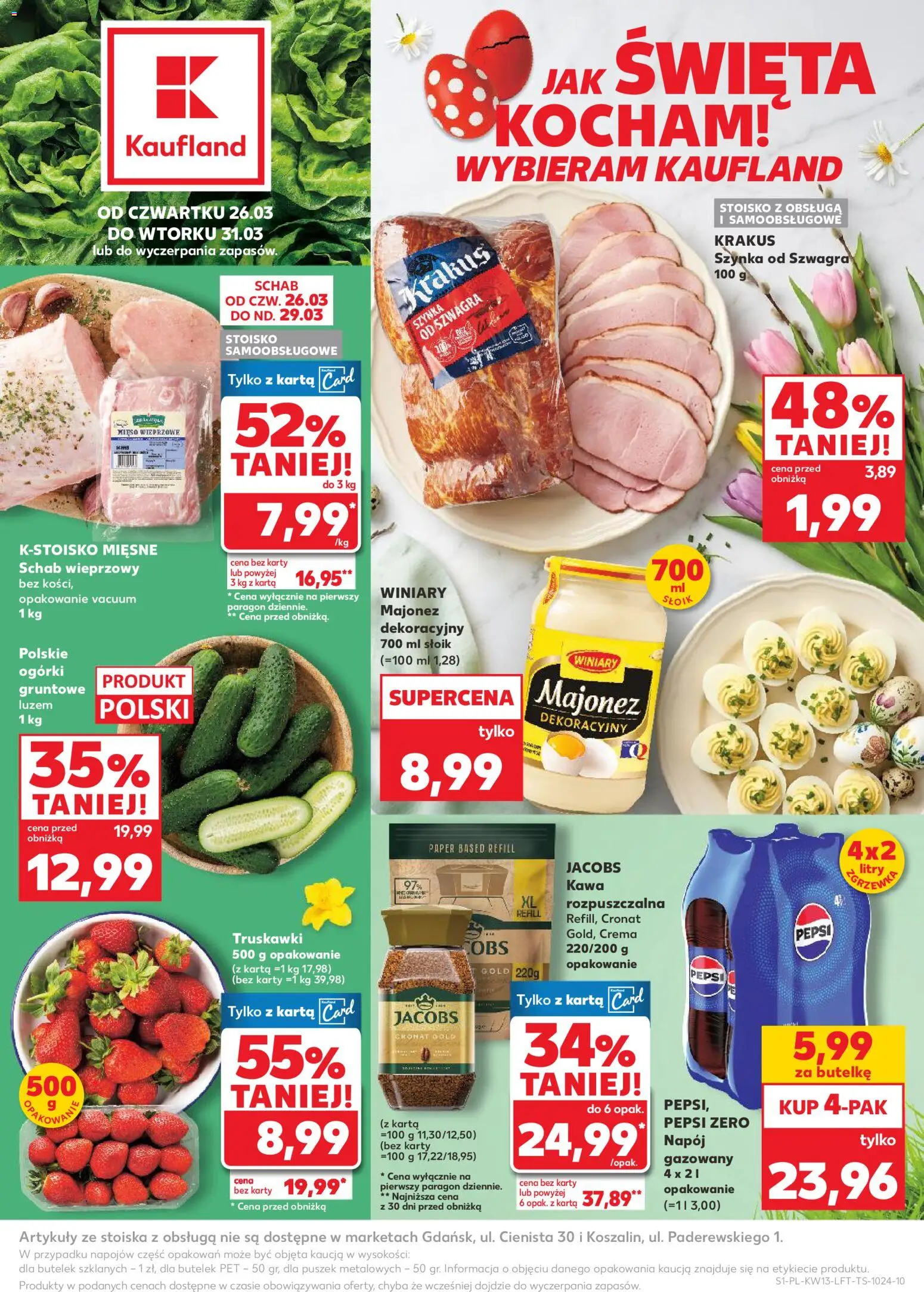 Kaufland gazetka - strona 1- ważny od 26.03.2026