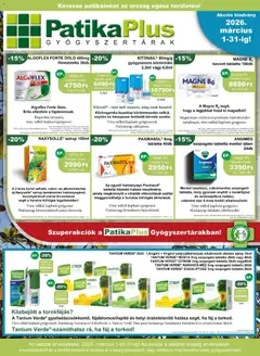 Előnézet PatikaPlus akciós újság érvényes 2026.03.01.-tól