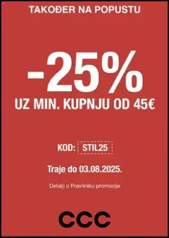 CCC katalog od 30.07.2025