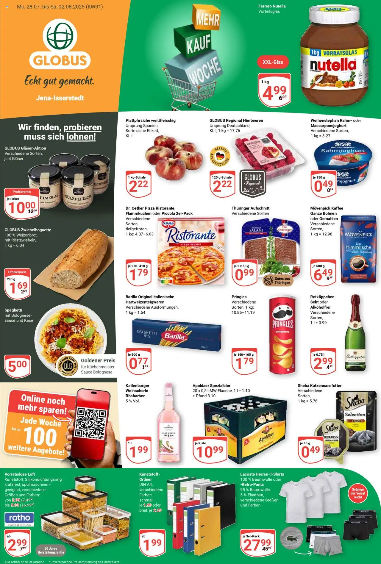 Globus Prospekt 	 - Seite 1 - gültig ab 28.07.2025