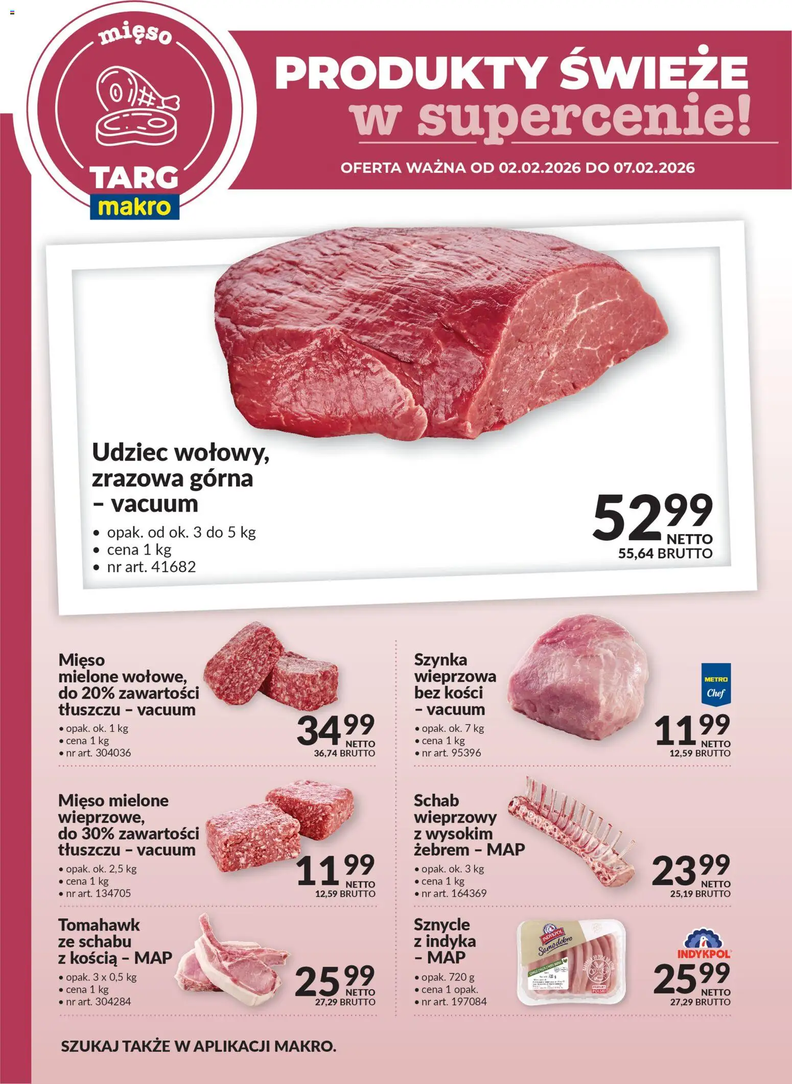 Makro Gazetka - Produkty świeże w supercenie - strona 1- ważny od 02.02.2026