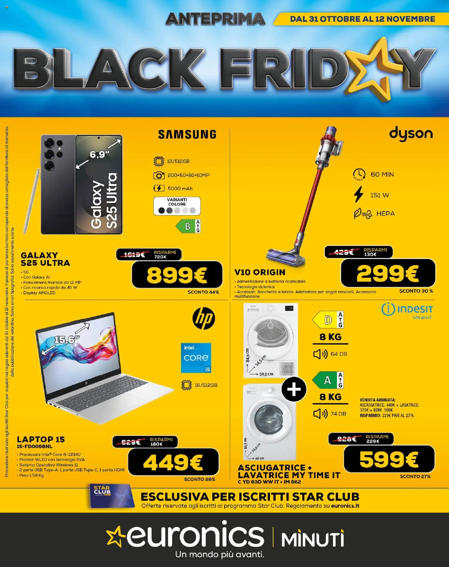 Euronics - Black Friday - pagina 1 - valido dal 31/10/2025