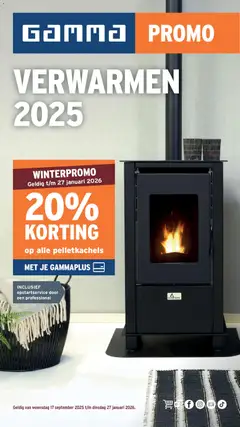 GAMMA - Verwarmingspecial geldig vanaf 17/09/2025