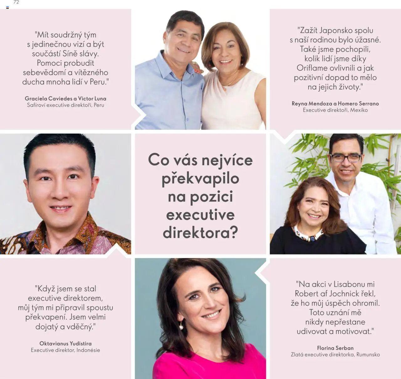 Oriflame katalog Plán odměn pro Brand Partnery - strana 72- platný od 10.04.2025
