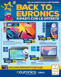 Anteprima Volantino Euronics	 valida dal 21/08/2025