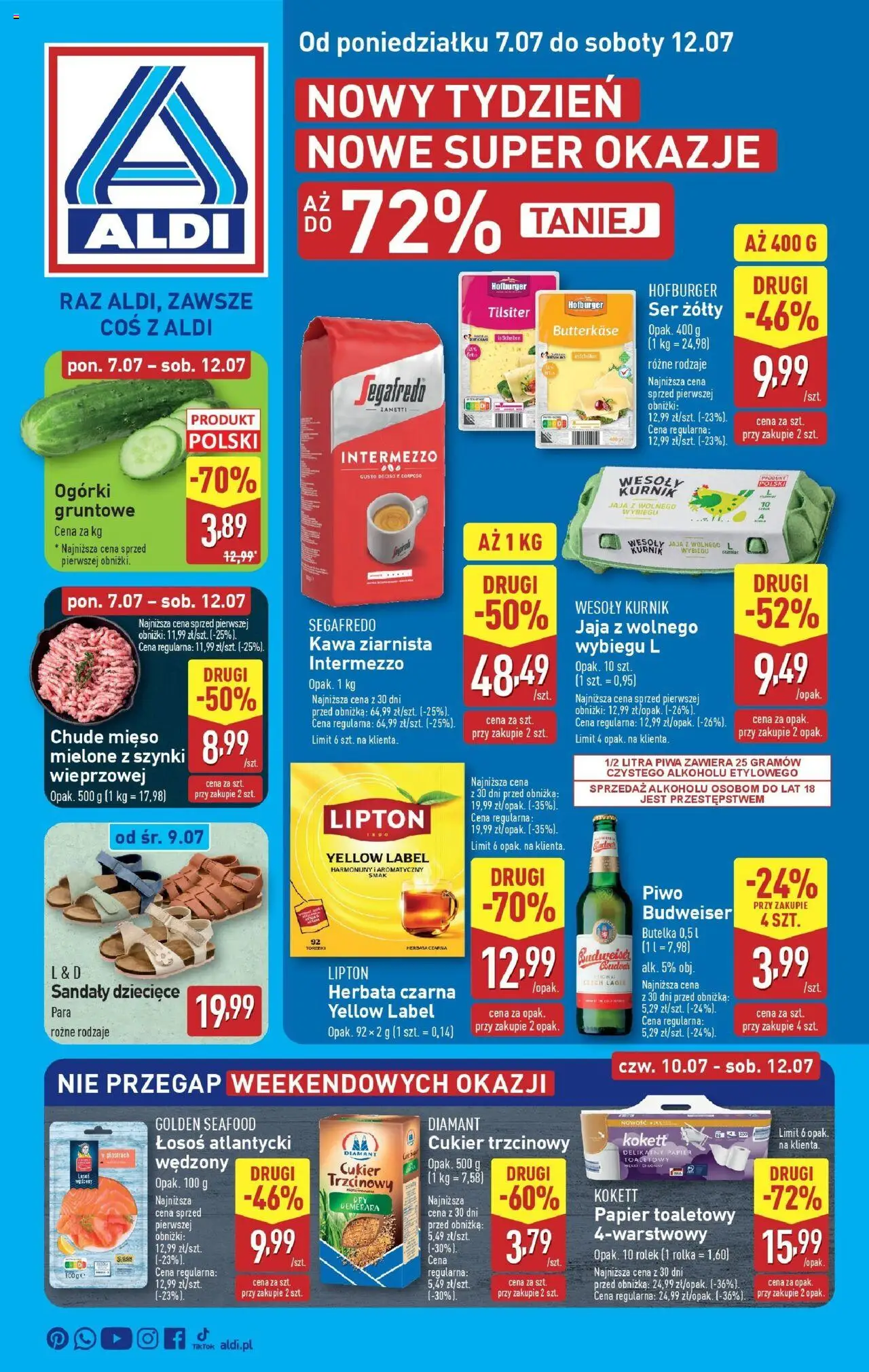Aldi Gazetka - strona 1- ważny od 07.07.2025