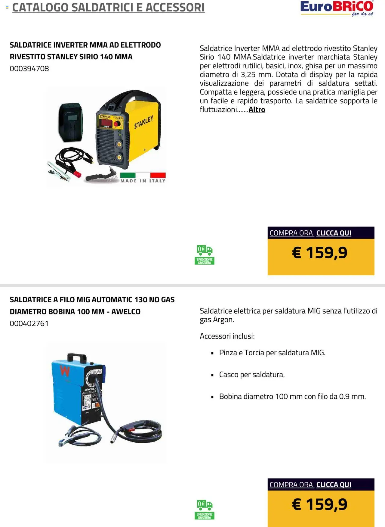Eurobrico Saldatrici e accessori catalogo - pagina 13 - valido dal 23/07/2025