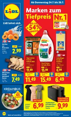 Vorschau Lidl - Flugblatt gültig ab 24.07.2025