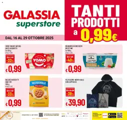 Anteprima Galassia Superstore catalogo valida dal 16/10/2025