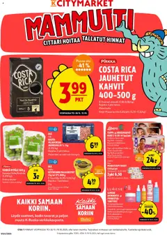 Esikatselu K-Citymarket tarjoukset voimassa alkaen 09/10/2025