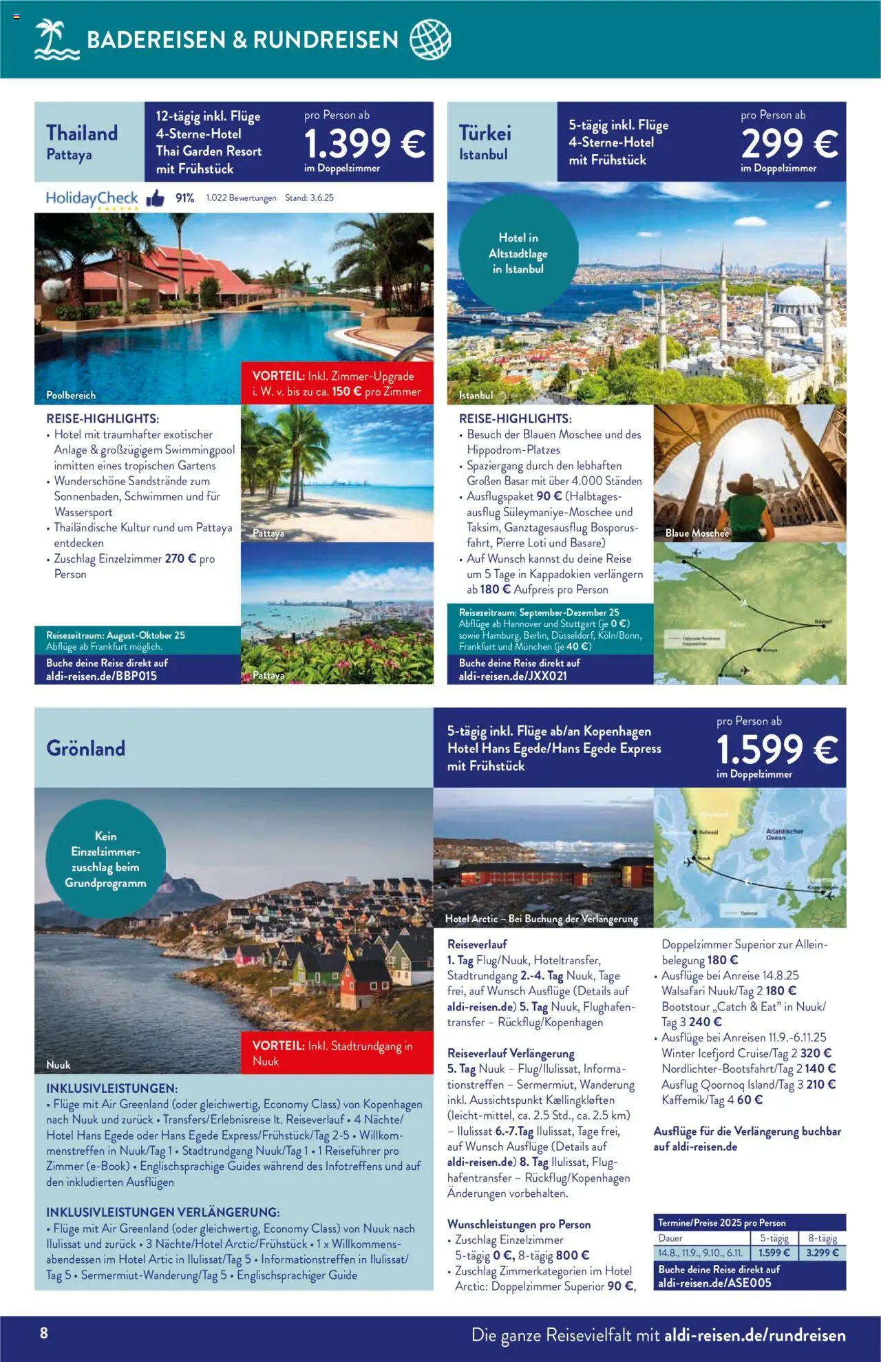 Aldi Reisen Reise-Highlights - Seite 8 - gültig ab 01.07.2025