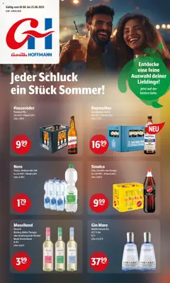 Vorschau Getränke Hoffmann Prospekt 	 gültig ab 18.08.2025