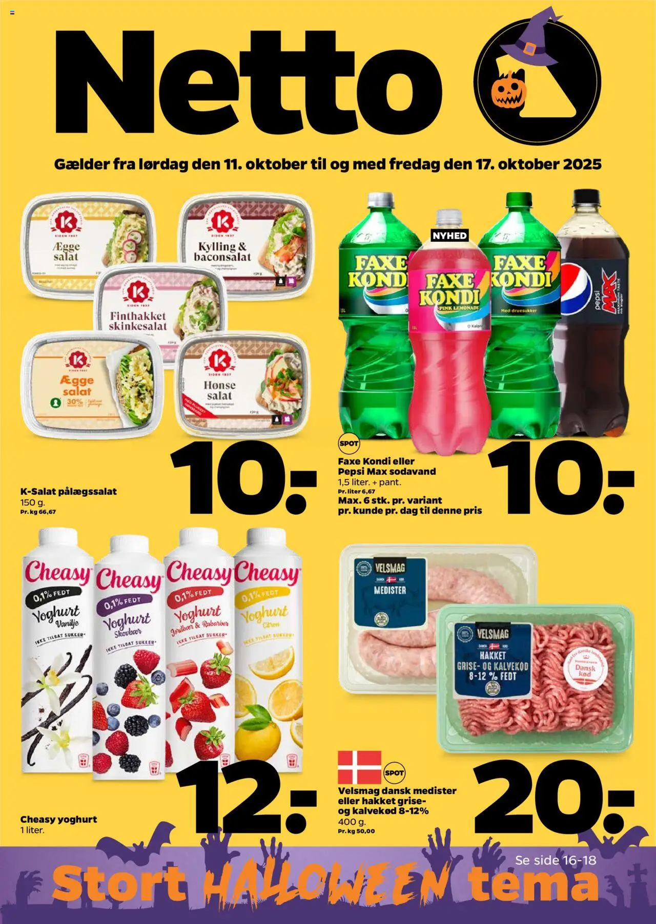 Netto - Tilbudsavis - side 1- gyldig fra 11/10/2025