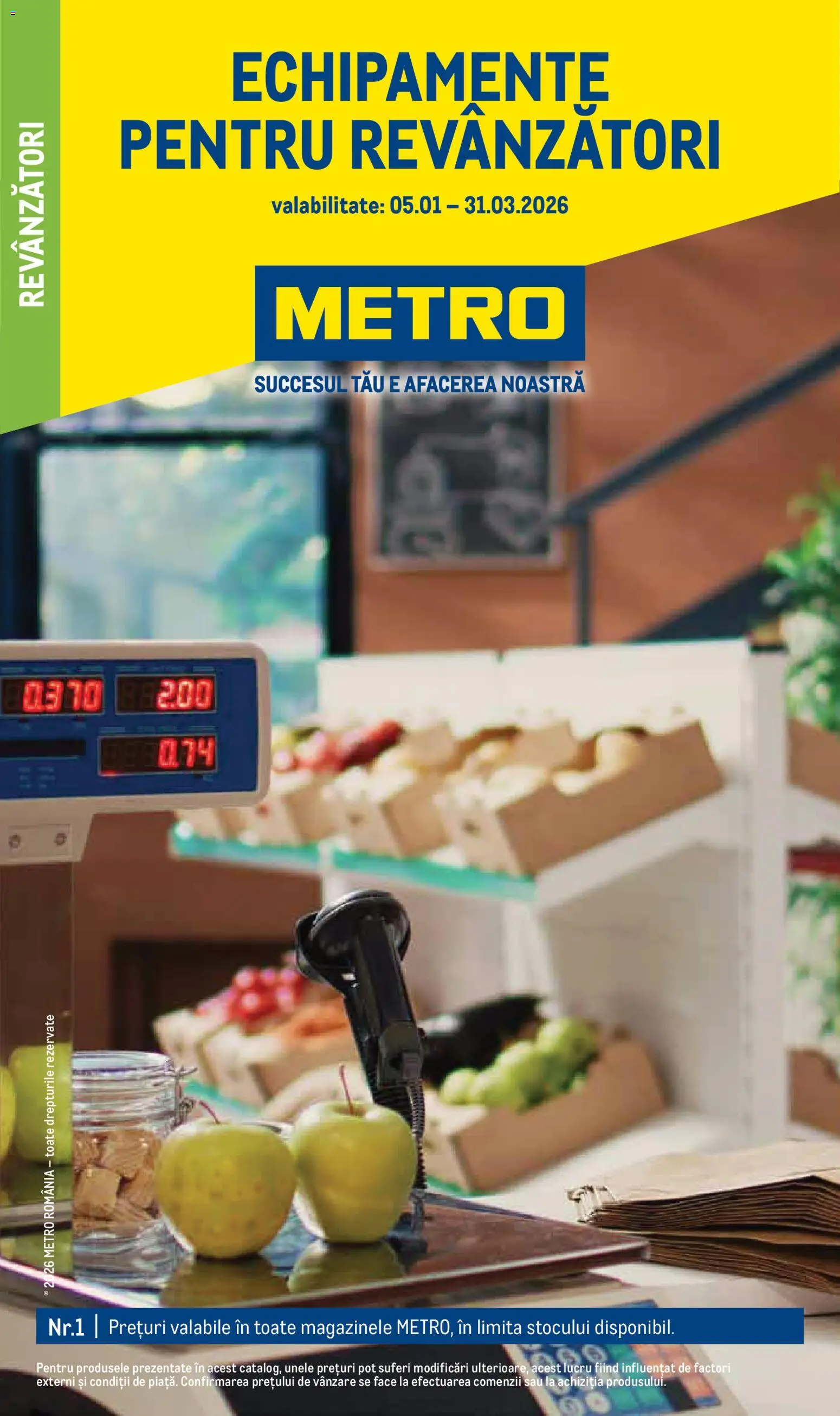Metro catalog - Cu echipamente pentru magazinul tau - pagina 1- valabil de la 05.01.2026