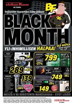 Esikatselu Veikon Kone - Black Friday voimassa alkaen 03/11/2025