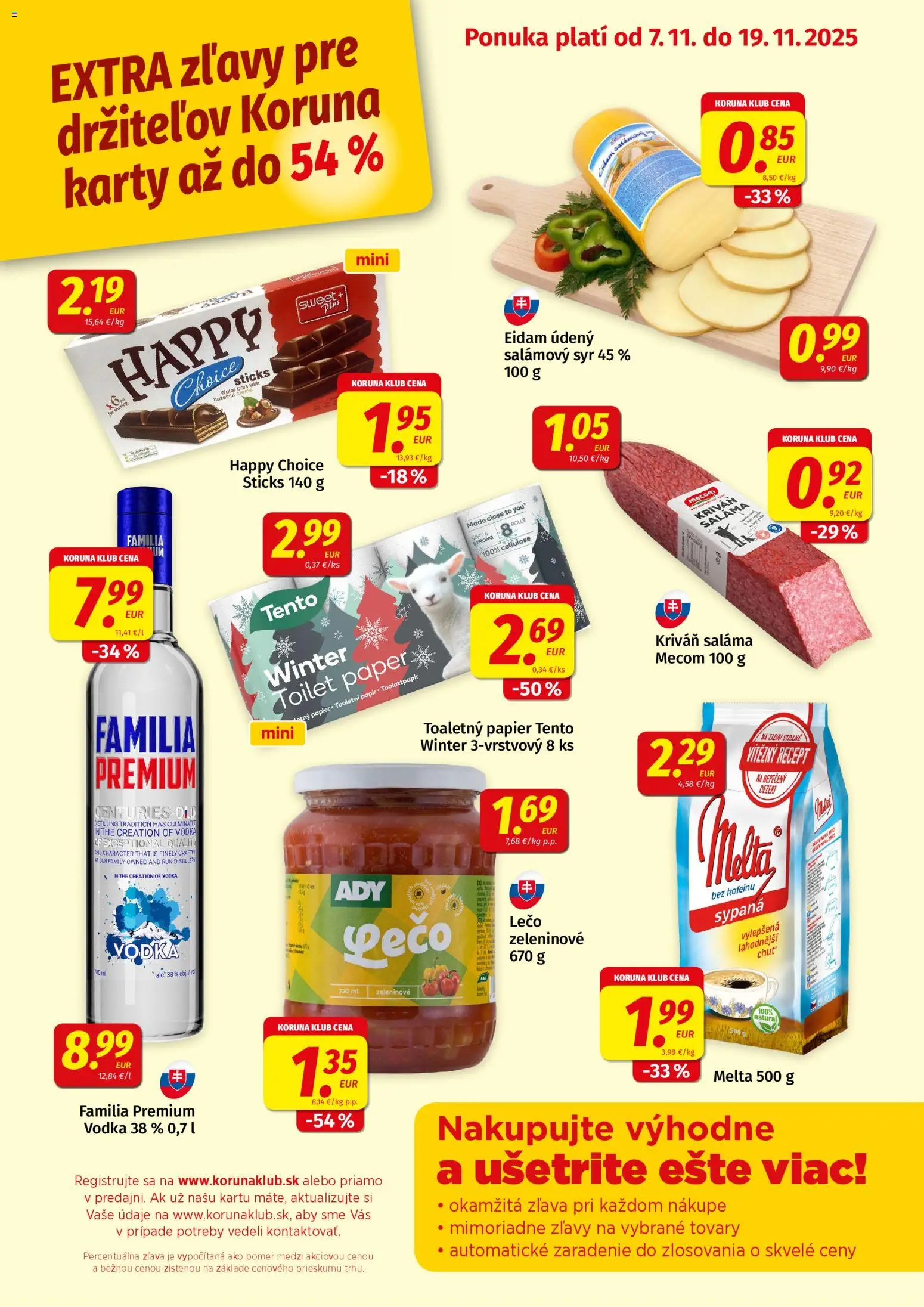 Koruna klub - strana 1- platný od 07.11.2025