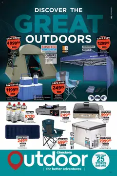 Preview Checkers - Outdoor August Month-End Promotion valid from 25/08/2025