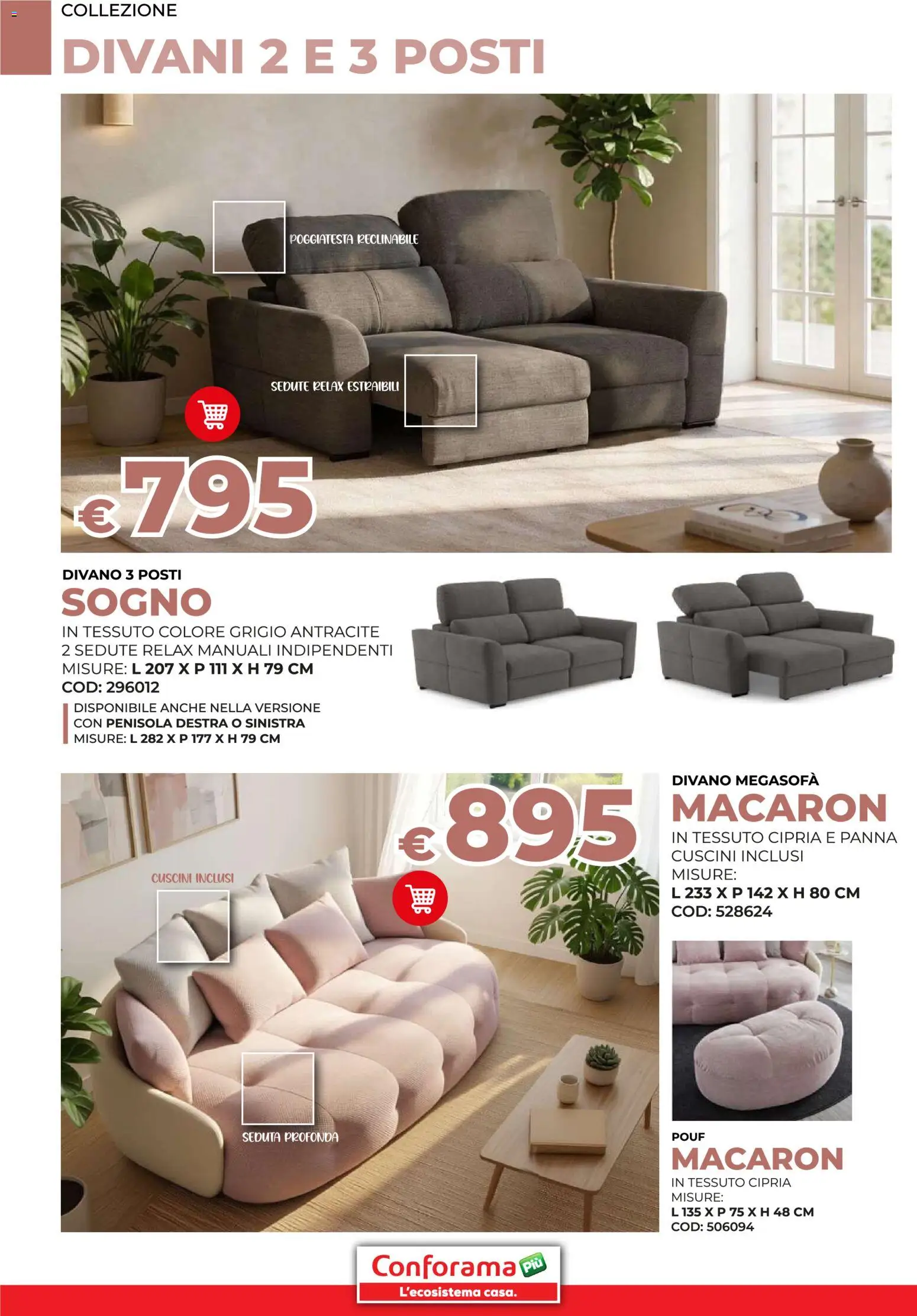 Conforama Divani catalogo - pagina 4 - valido dal 11/02/2026