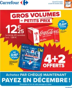 Aperçu Carrefour catalogue gros volumes valable à partir du 23/10/2025