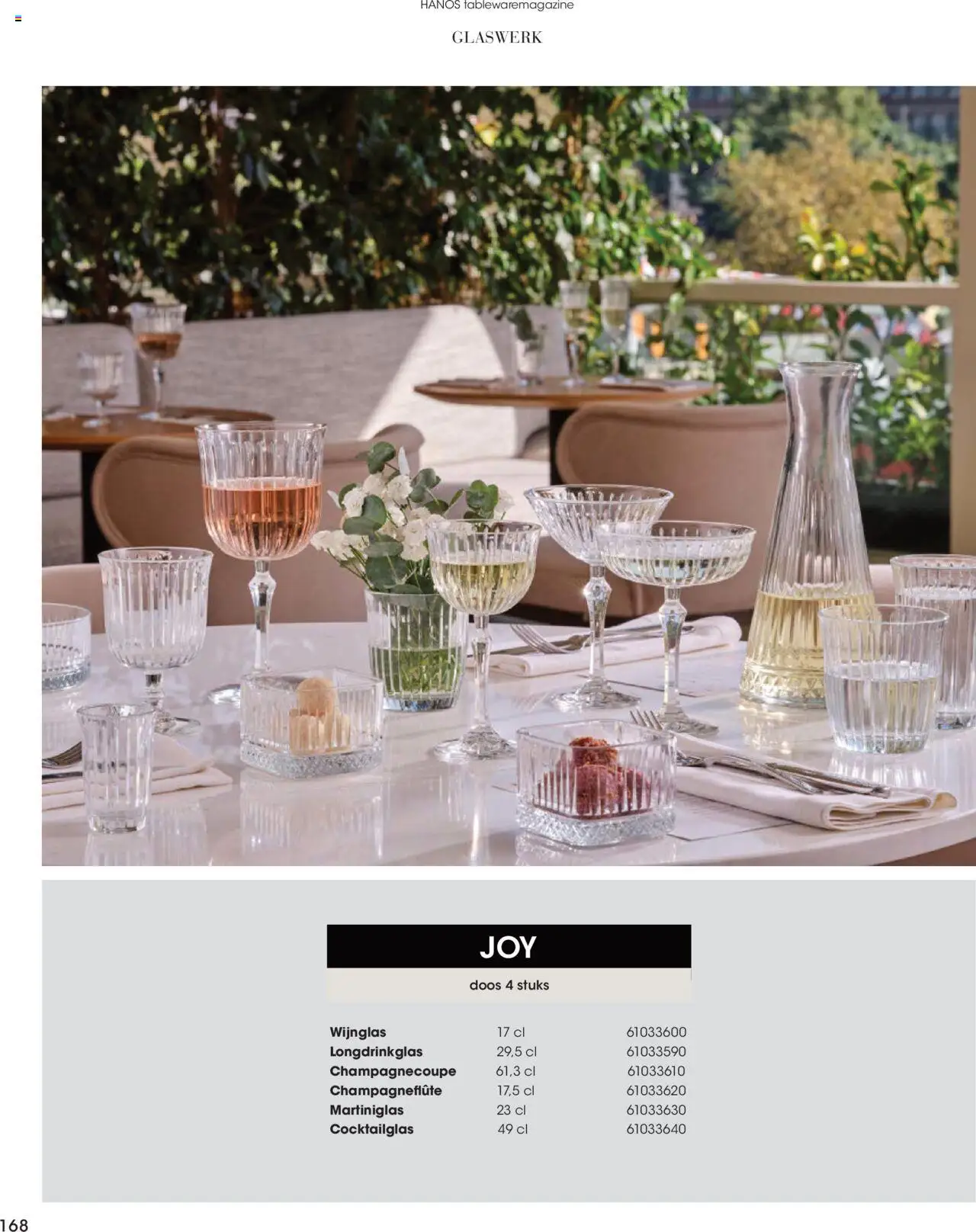 Hanos - Tableware magazine 2025-2026 - page 168- valid from 01-09-2025