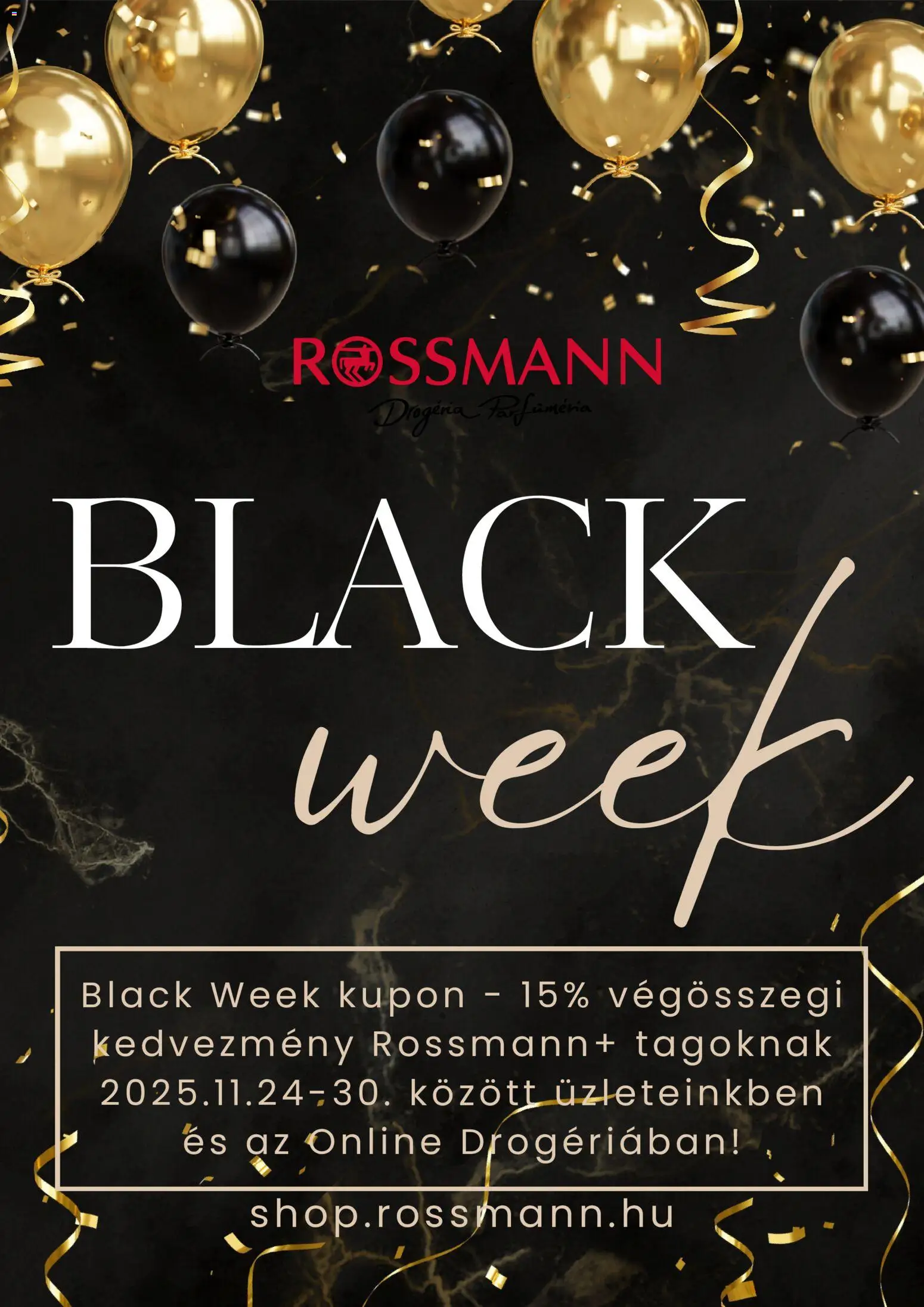 Rossmann Black Friday - 1oldal - érvényes 2025.11.24.-tól