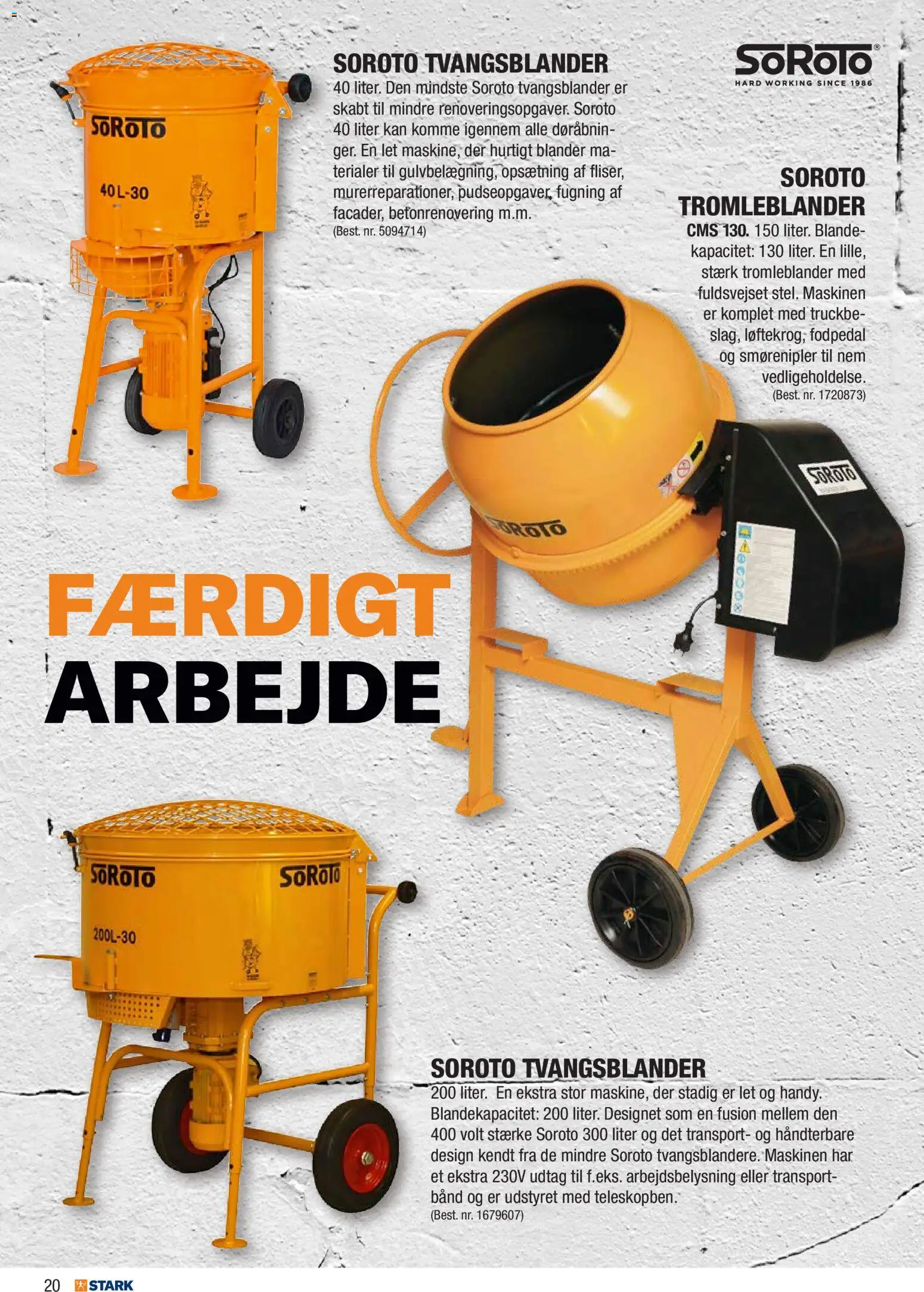 Stark - Murerartikler - page 20- valid from 01/01/2026