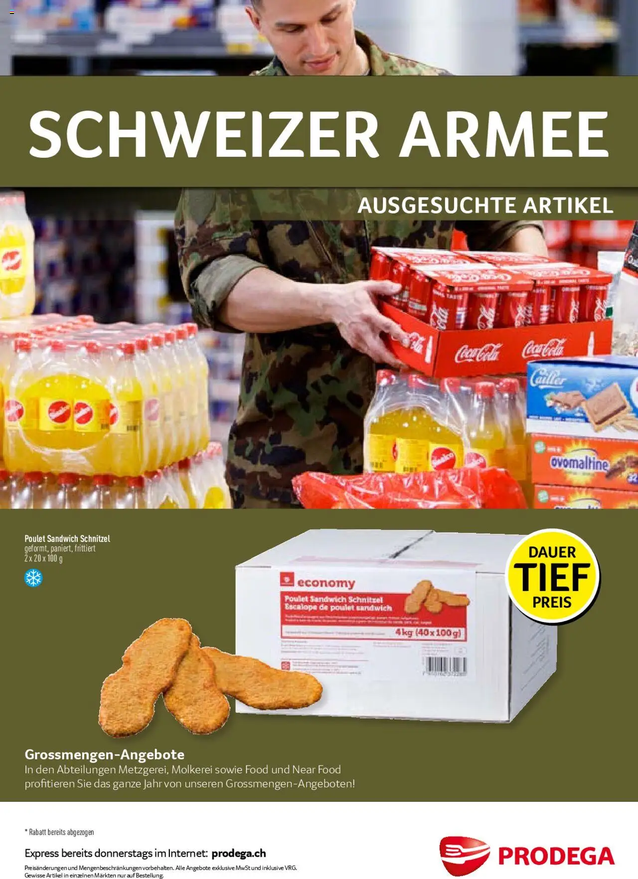 Prodega Aktionen Schweizer Armee - Seite 1- gültig ab 15.04.2025