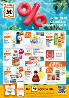 Vorschau Müller Flugblatt gültig ab 28.07.2025