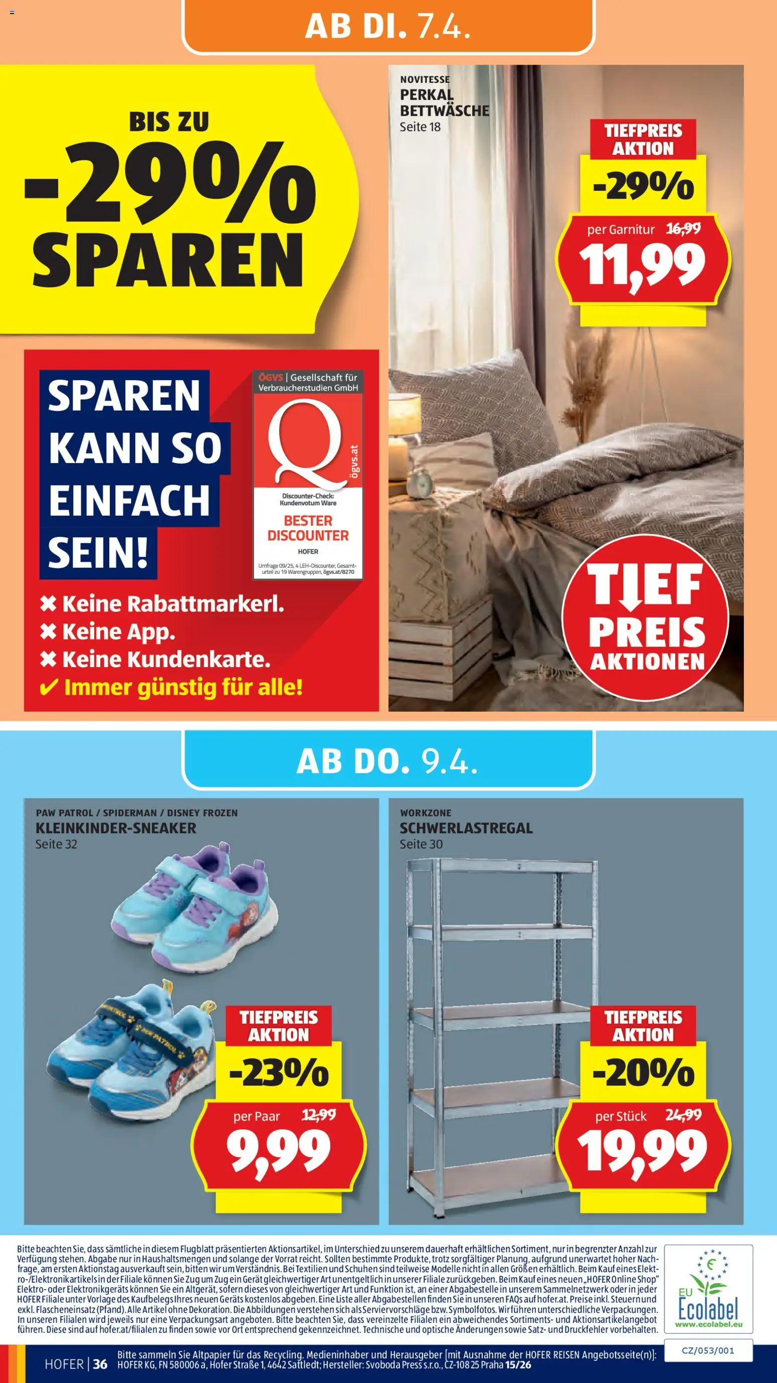 Hofer Flugblatt - page 40- valid from 01.04.2026