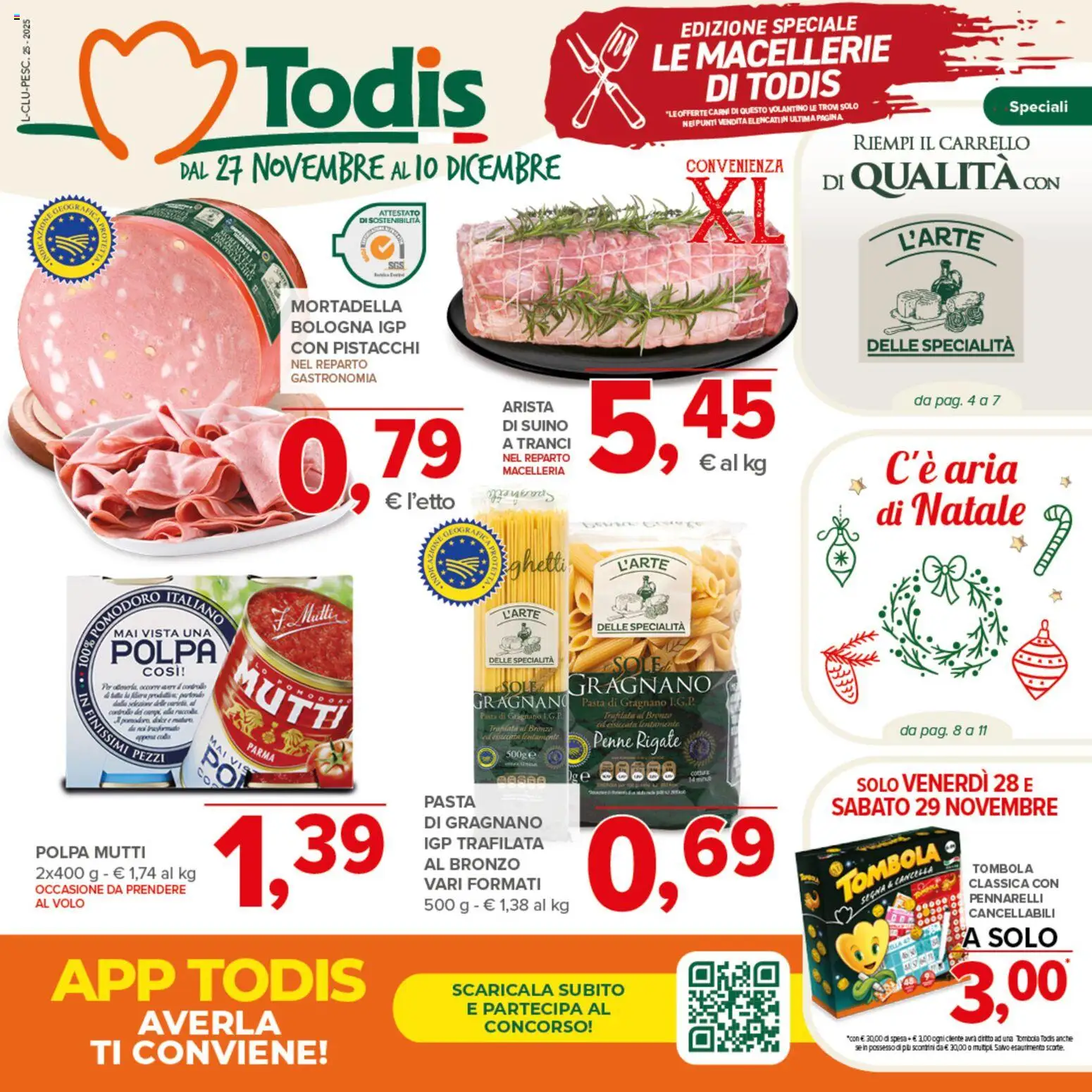 Todis Pescheria, Macelleria catalogo - pagina 1 - valido dal 27/11/2025