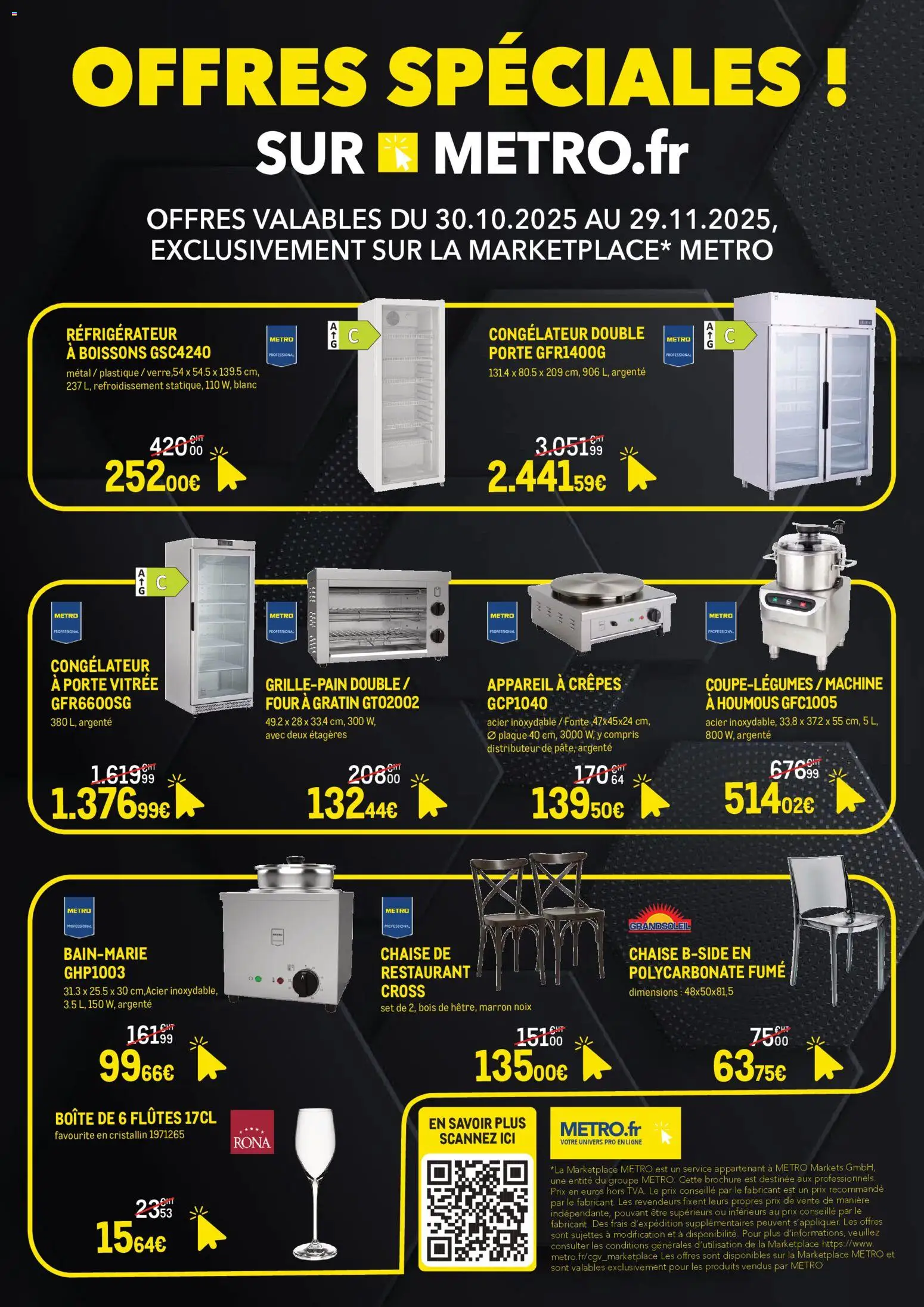 METRO Les Black Days Marketplace - page 1 - valable à partir du 30/10/2025
