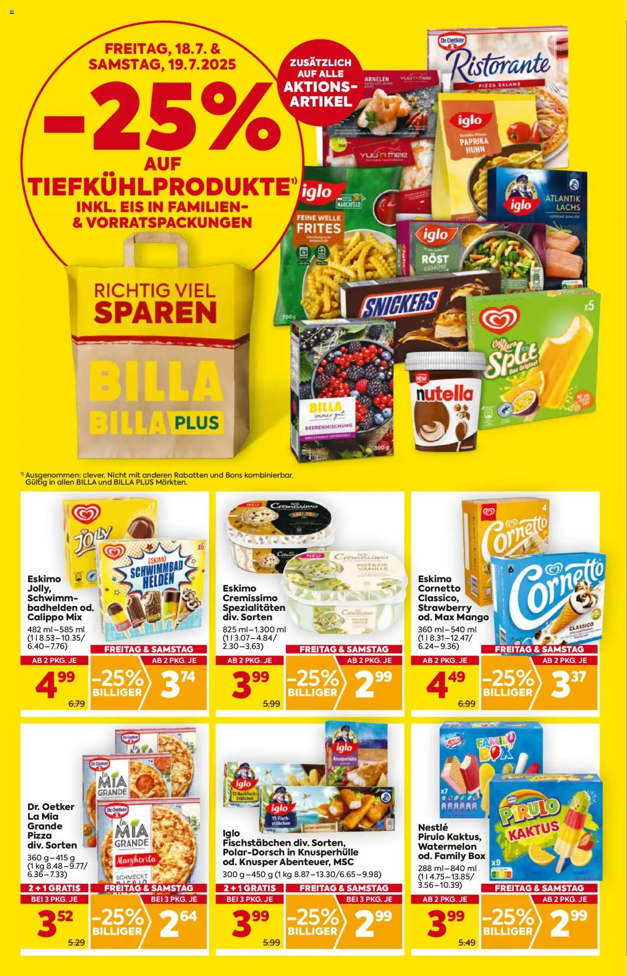 Billa Flugblatt - Seite 2- gültig ab 17.07.2025
