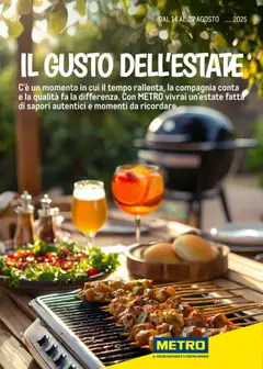 Anteprima Metro Gusto-Estate catalogo valida dal 14/07/2025