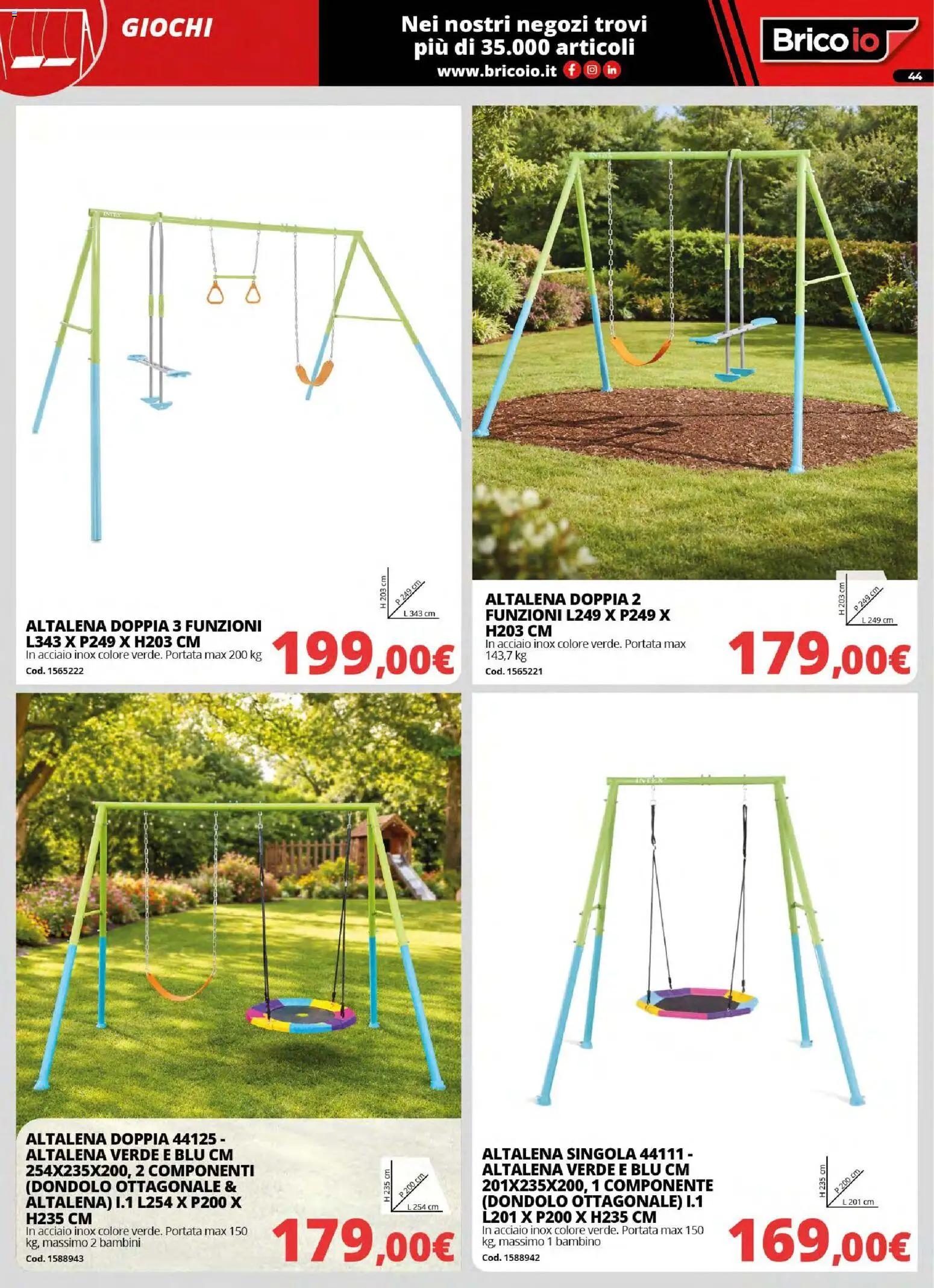 Brico io volantino - pagina 44 - valido dal 30/03/2026