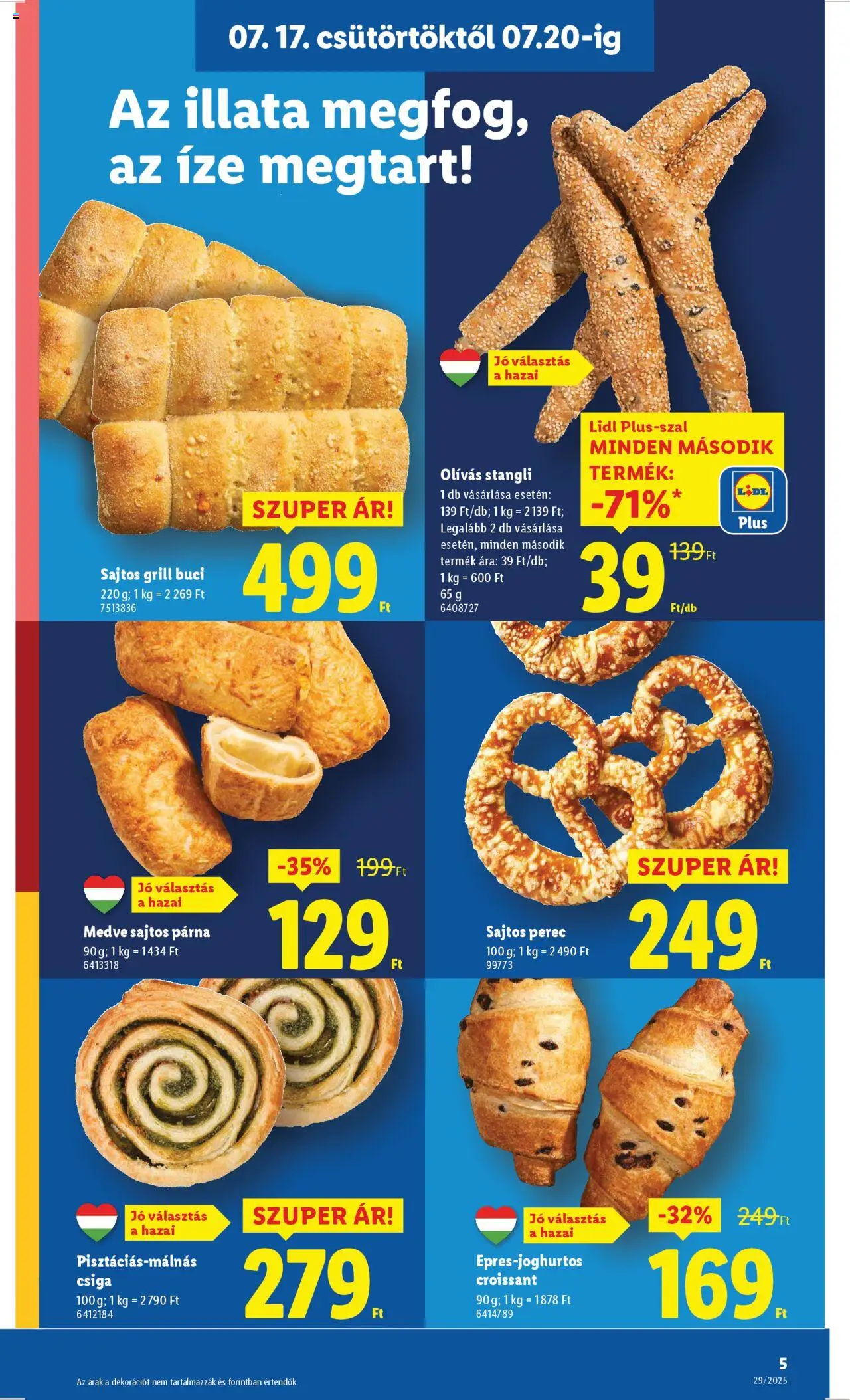 Lidl Akciós újság - 5oldal - érvényes 2025.07.17.-tól