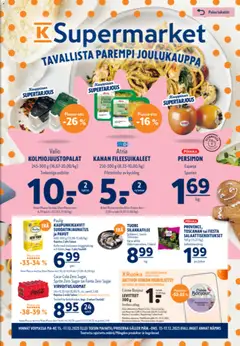 Esikatselu K-Supermarket tarjoukset voimassa alkaen 15/12/2025