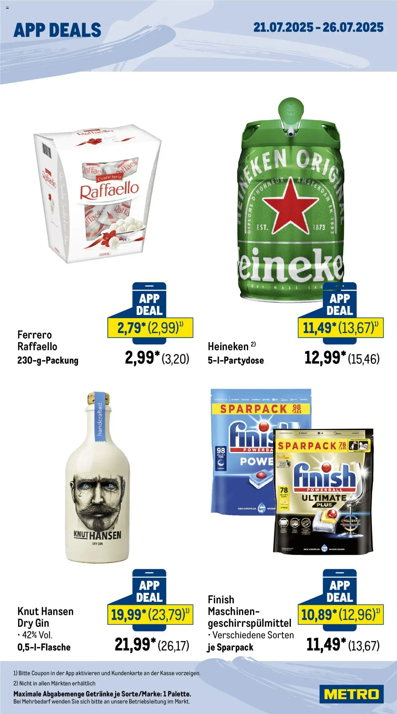 Metro App Deals - Seite 2 - gültig ab 21.07.2025