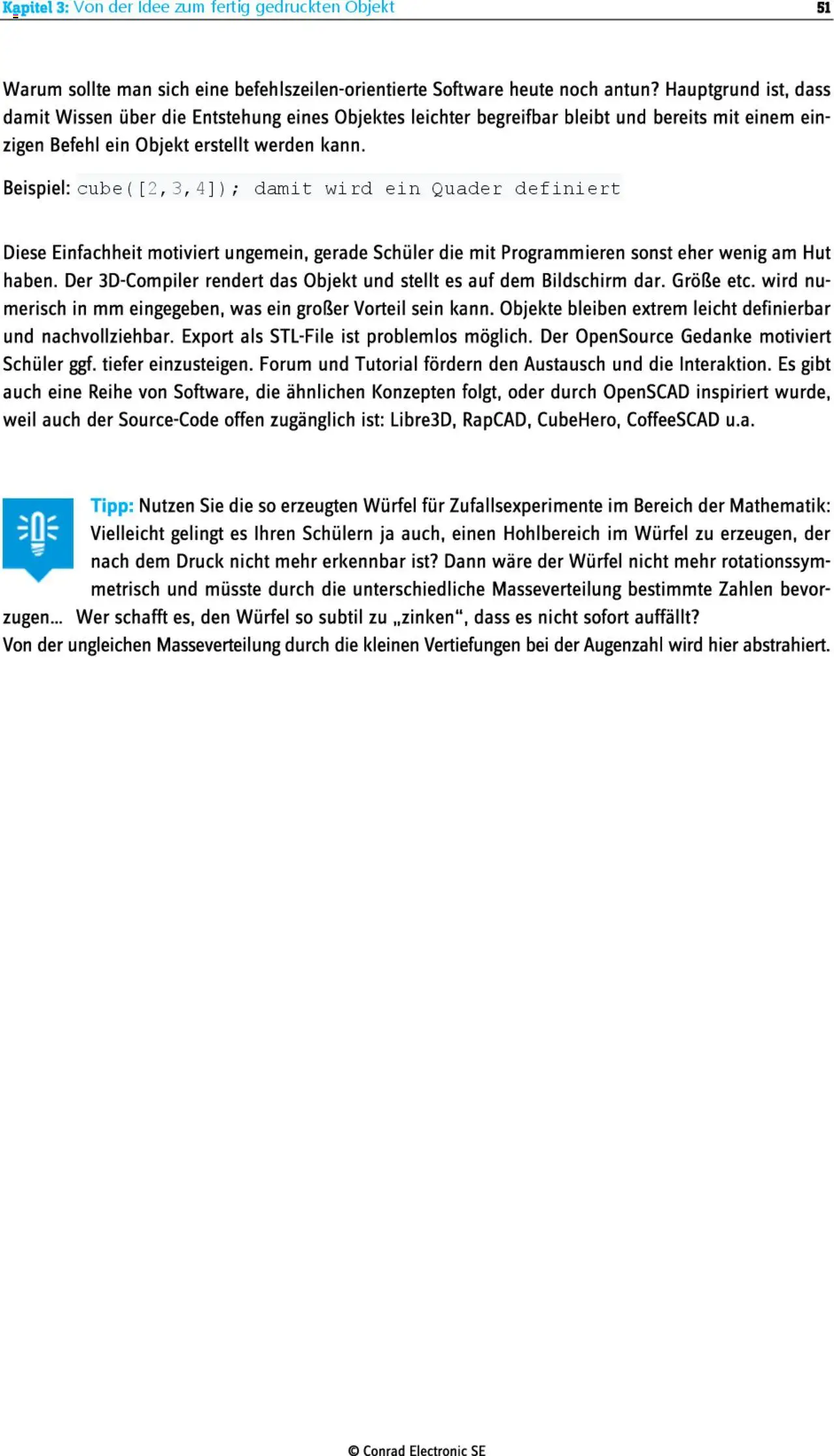 Conrad Aktionen 3D-Druck - Handbuch - Seite 57- gültig ab 14.05.2025
