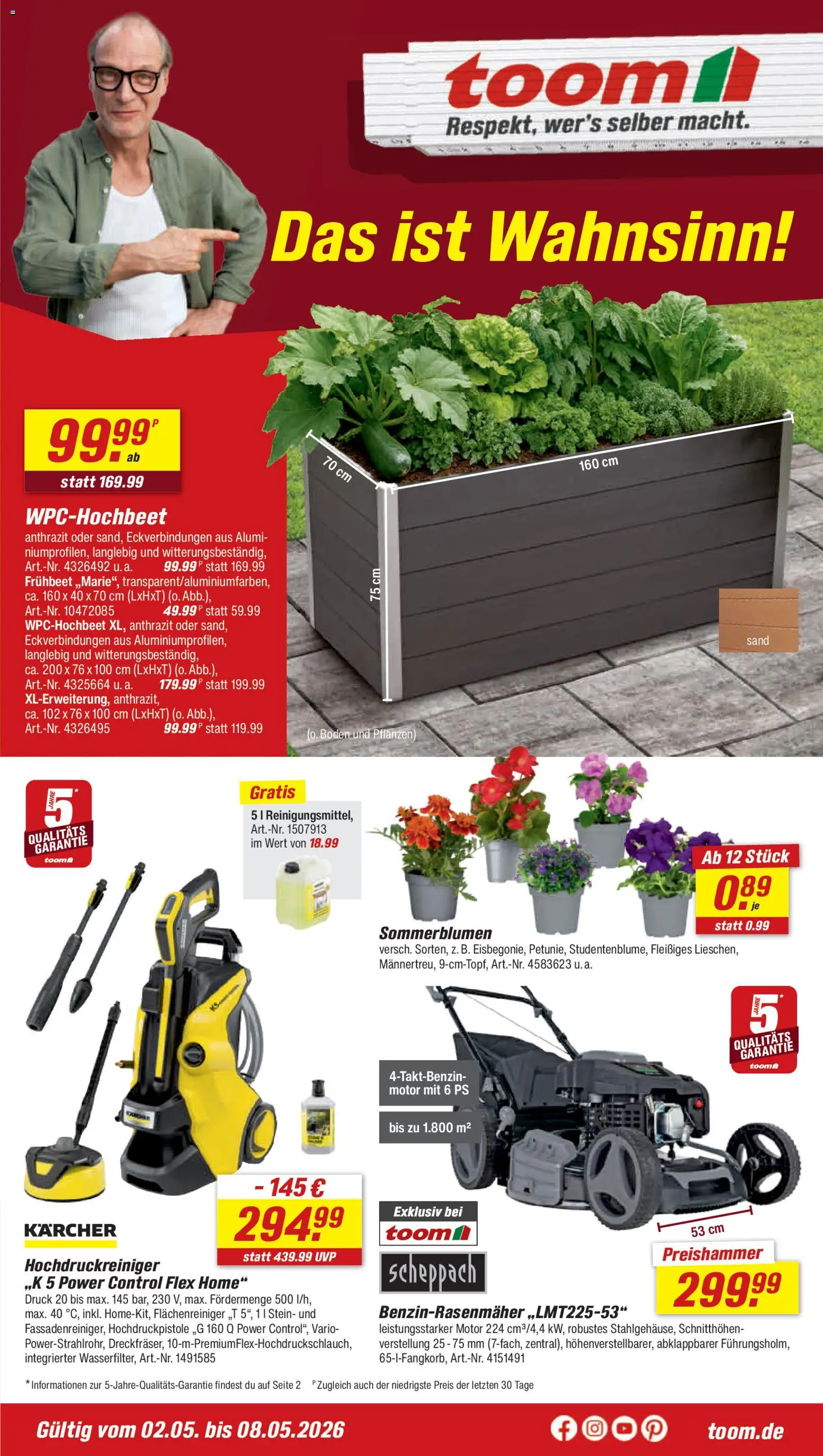 Toom Baumarkt Prospekt 	 - Seite 1 - gültig ab 02.05.2026